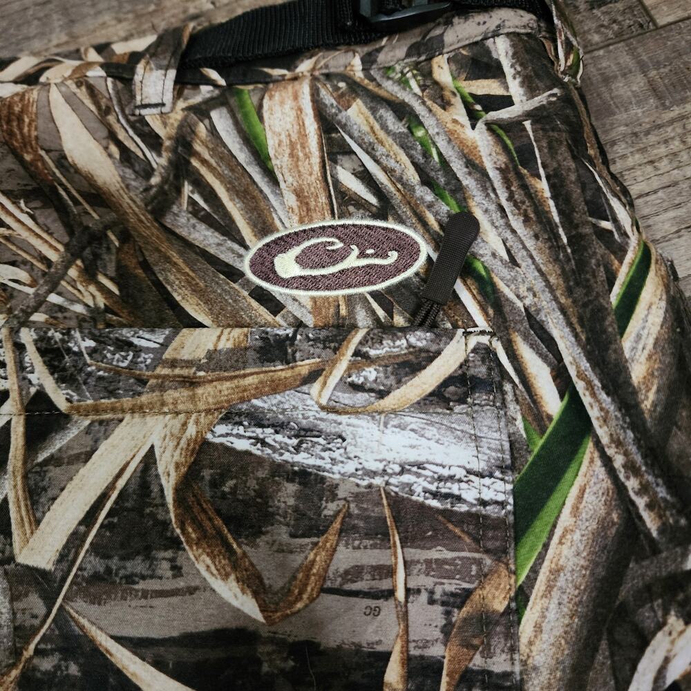 Drake Waterfowl elastic waterproof over pants hunting camo men size L - Picture 2 of 11